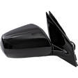 Passenger Side Mirror, Power Adjust, Manual Folding, Non-Heated, Paintable, No Signal Light, With memory, No Puddle Light, Auto-Dim, and Blind Spot, For Models Without Smart Entry System