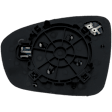 Passenger Side Mirror Glass, Heated, No Blind Spot Feature