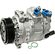 890632 A/C Compressor, With Clutch, 6-Groove Pulley