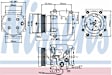 2002 Saab 9-3 - A/C Compressor, With Clutch, 6-Groove Pulley, 2.3L 4Cyl
