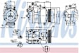 89214 A/C Compressor, With Clutch, 6-Groove Pulley, 3.0L, 6Cyl