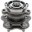 WE60476 Rear, Driver or Passenger Side Wheel Hub, 4 Lugs, AWD