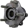 WE60596 Front, Driver or Passenger Side Wheel Hub, 4 Lugs