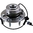 WE60826 Front, Driver or Passenger Side Wheel Hub, 3 Lugs