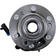WE60826 Front, Driver or Passenger Side Wheel Hub, 3 Lugs