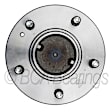 WE60857 Rear, Driver or Passenger Side Wheel Hub, 4 Lugs