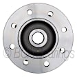 WE60996 Front, Driver or Passenger Side Wheel Hub, 4 Lugs, 4WD