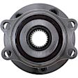 WE60998 Rear, Driver or Passenger Side Wheel Hub, 4 Lugs