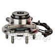 WE61231 Front, Driver or Passenger Side Wheel Hub, 4 Lugs, RWD