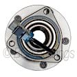 WE61463 Rear, Driver or Passenger Side Wheel Hub, 3 Lugs
