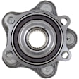 WE61773 Rear, Driver or Passenger Side Wheel Hub, 4 Lugs