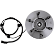 WE61808 Front, Driver or Passenger Side Wheel Hub, 4 Lugs, 4WD
