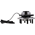 WE61808 Front, Driver or Passenger Side Wheel Hub, 4 Lugs, 4WD