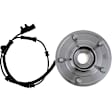 WE61810 Front, Driver or Passenger Side Wheel Hub, 4 Lugs