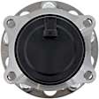 WE61819 Front, Driver or Passenger Side Wheel Hub, 4 Lugs,, RWD