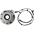 WE61853 Front, Driver or Passenger Side Wheel Hub, 4 Lugs