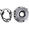 WE61854 Front, Driver or Passenger Side Wheel Hub, 4 Lugs, 4WD