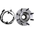 WE61854 Front, Driver or Passenger Side Wheel Hub, 4 Lugs, 4WD