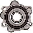 WE61896 Rear, Driver or Passenger Side Wheel Hub, 4 Lugs, AWD