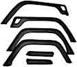 11603.11 Front and Rear, Driver and Passenger Side Fender Flares, Black