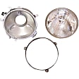 12402.01 Driver or Passenger Side Halogen Headlight, With bulb(s), Clear Lens