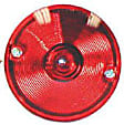 12403.02 Passenger Side Tail Light, With bulb(s), Red Lens