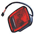 12403.04 Passenger Side Tail Light, With bulb(s), Clear & Red Lens