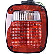 12403.13 Driver Side Tail Light, With bulb(s), Clear & Red Lens