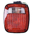 12403.13 Driver Side Tail Light, With bulb(s), Clear & Red Lens