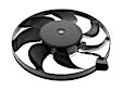 2012 Volkswagen Passat - Auxiliary fan Passenger Side, 2.5L 5Cyl, From 03/05/2012., Single fan
