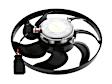 2012 Volkswagen Passat - Auxiliary fan Passenger Side, 2.5L 5Cyl, From 03/05/2012., Single fan