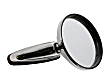 901-731-111-01 Driver or Passenger Side Mirror, Non-Heated, Non-Folding, Chrome, No Signal Light, No Puddle Light, No Blind Spot Feature