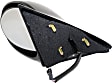 Driver Side Mirror, Power, Non-Folding, Non-Heated, Paintable, No Signal Light, No Memory, No Puddle Light, No Auto-Dimming, No Blind Spot Feature