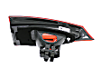 63-21-2-990-114 Passenger Side, Inner Halogen Tail Light, Without bulb(s), Red Lens