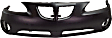 2007 Pontiac Grand Prix Base - Front, Upper and Lower Primed Bumper Cover, For Models Without Special Edition Package