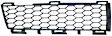 Front, Driver Side Bumper Grille, Textured Black, 4 Cyl., 1.8L Engine