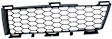 Front, Driver Side Bumper Grille, Textured Black, 4 Cyl., 1.8L Engine