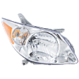 Passenger Side Headlight, with Bulb, Halogen, Clear Lens, 4 Cyl., 1.8L Engine