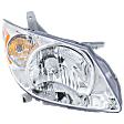 Passenger Side Headlight, with Bulb, Halogen, Clear Lens, 4 Cyl., 1.8L Engine