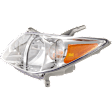 2005-2008 Pontiac Vibe - Driver Side Headlight, with Bulb, Halogen, Clear Lens, 4 Cyl., 1.8L Engine