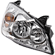 Passenger Side Headlight, with Bulb, Halogen, Clear Lens