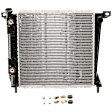 Radiator, 6 Cylinder, Aluminum Core, Plastic Tank, Automatic Transmission