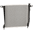 Radiator, 6 Cylinder, Aluminum Core, Plastic Tank, Automatic Transmission