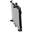 Radiator, 1.6L/1.8L Engines, Heavy Duty Cooling, Automatic or Manual Transmission, Aluminum Core, Plastic Tank