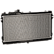 Radiator, 1.6L/1.8L Engines, Heavy Duty Cooling, Automatic or Manual Transmission, Aluminum Core, Plastic Tank