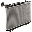 Radiator, 1.6L Engine, Automatic or Manual Transmission, Standard Duty Cooling, Aluminum Core, Plastic Tank