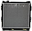 Radiator, 3.0L Engine, 2WD, Aluminum Core, Plastic Tank