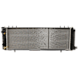 Radiator, 2.5L/4.0L Engines, Automatic or Manual Transmission, Left Hand Drive, Aluminum Core, Plastic Tank