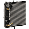 Radiator, 2.5L/4.0L Engines, Automatic or Manual Transmission, Left Hand Drive, Aluminum Core, Plastic Tank