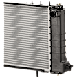 Radiator, 2.5L/4.0L Engines, Automatic or Manual Transmission, Left Hand Drive, Aluminum Core, Plastic Tank